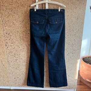 Dark Denim Flares Banana Republic - Size 27